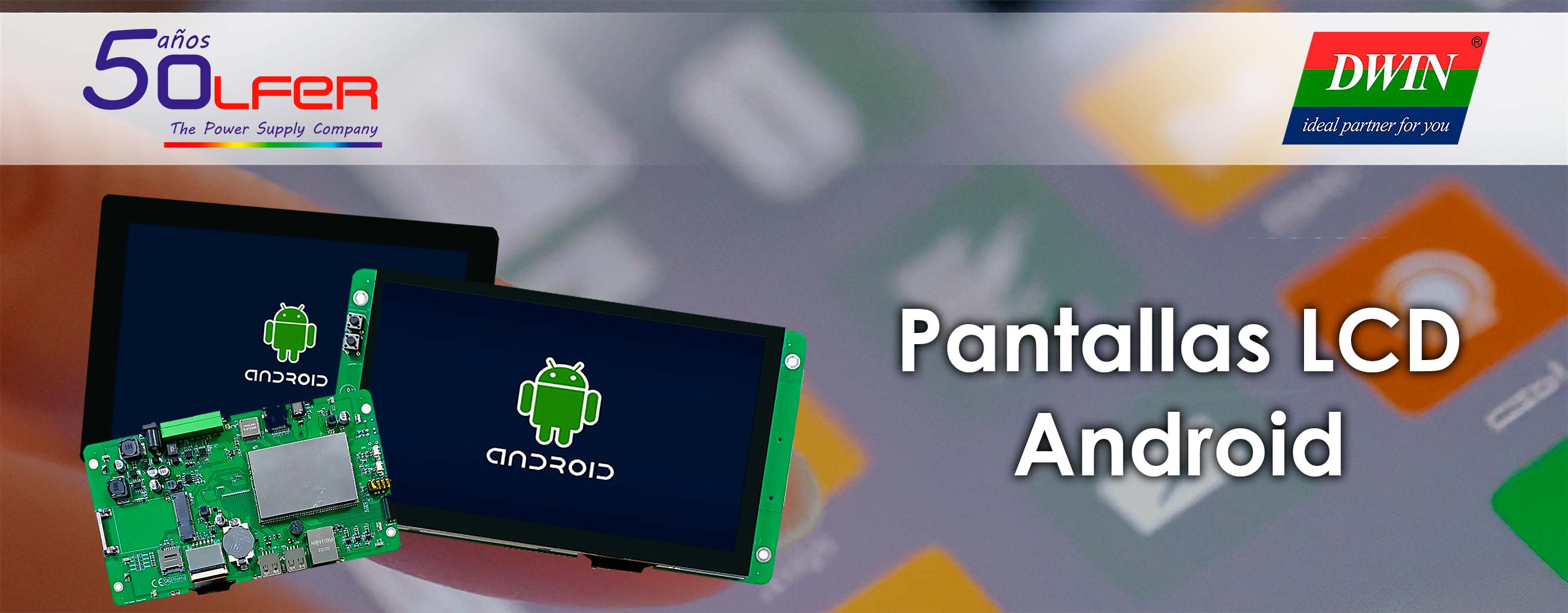 Pantallas LCD Android de DWIN