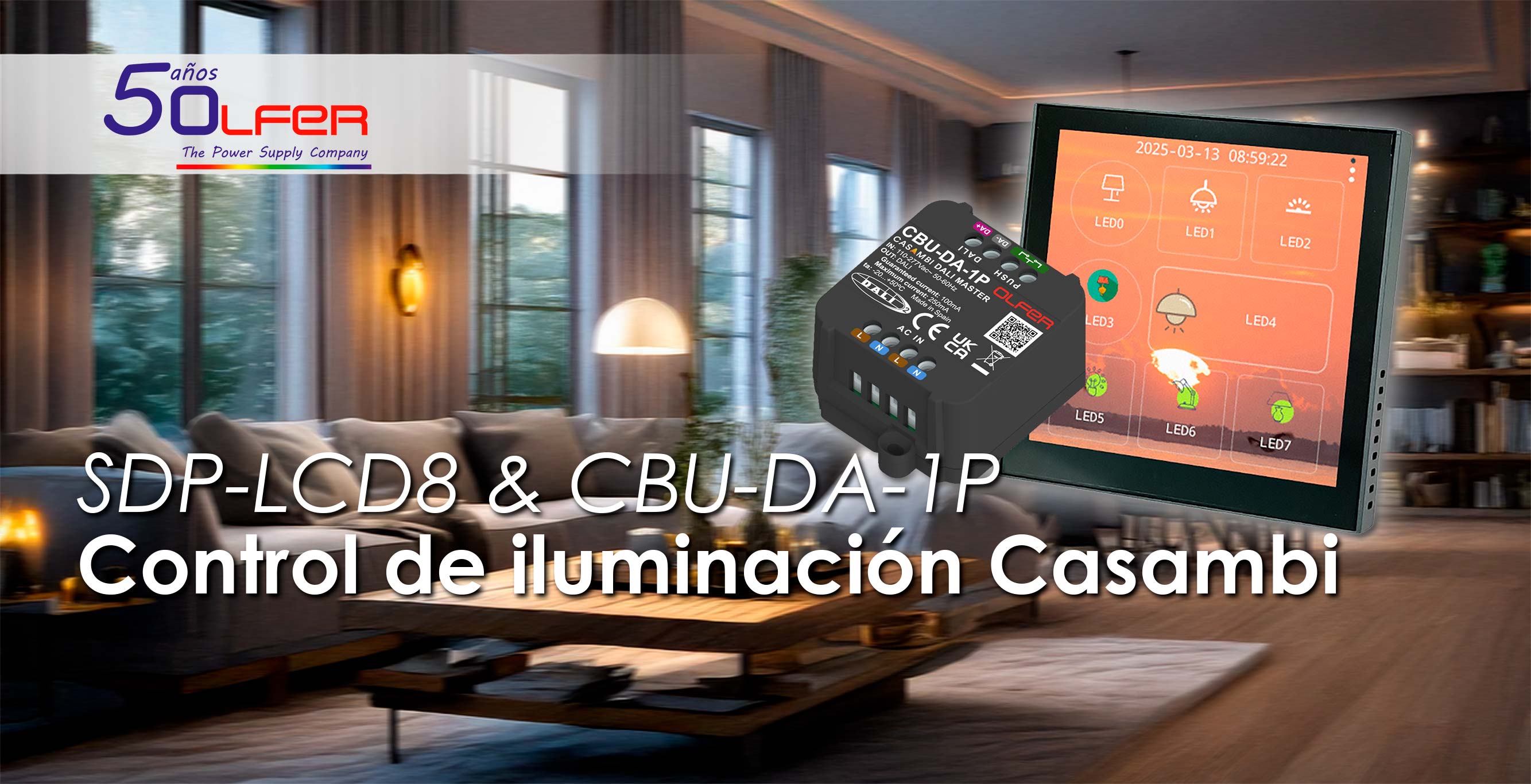 SDP-LCD8 & CBU-DA-1P 